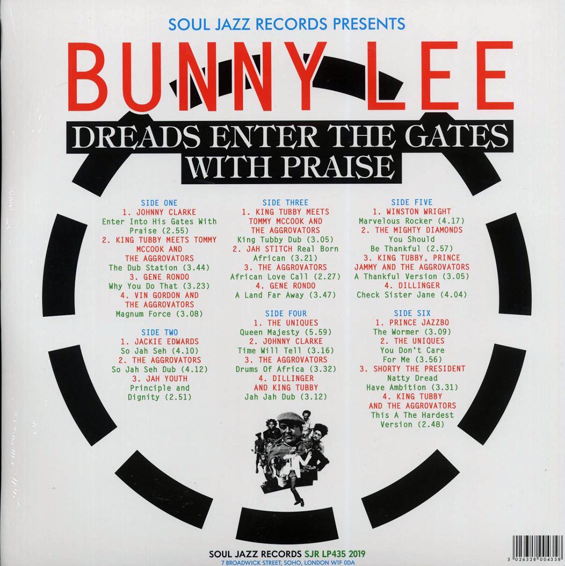 Bunny Lee, King Tubby, Johnny Clarke, Dillinger, Prince Jazzbo, The Uniques, Etc. - Dreads Enter The Gates With Praise (3xLP) Vinyl Record