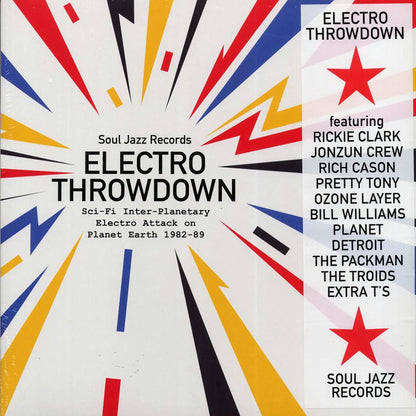 Various - Electro Throwdown: Sci-Fi Inter-Planetary Electro Attack On Planet Earth 1982-89 (2xLP) Vinyl Record