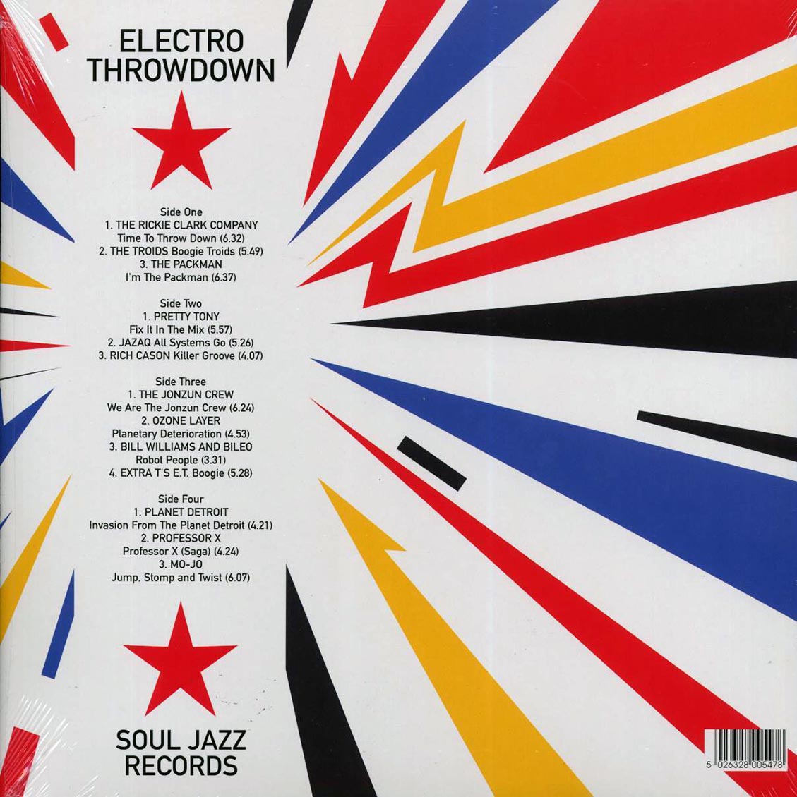 Various - Electro Throwdown: Sci-Fi Inter-Planetary Electro Attack On Planet Earth 1982-89 (2xLP) Vinyl Record