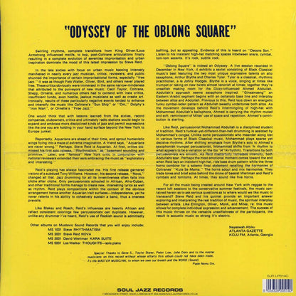 Steve Reid - Odyssey Of The Oblong Square (ltd. ed.) (gold vinyl) Vinyl Record