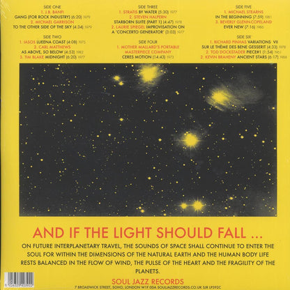 Various - Space, Energy & Light: Experimental Electronic And Acoustic Soundscapes 1961-88 (3xLP) (yellow vinyl) Vinyl Record