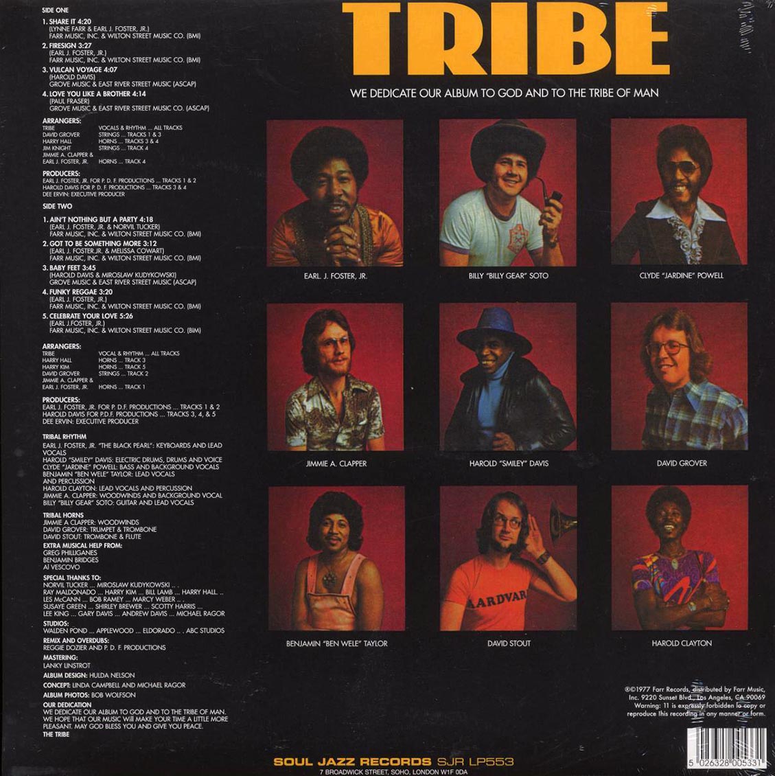 Tribe - Dedication (RSD 2024) Vinyl Record