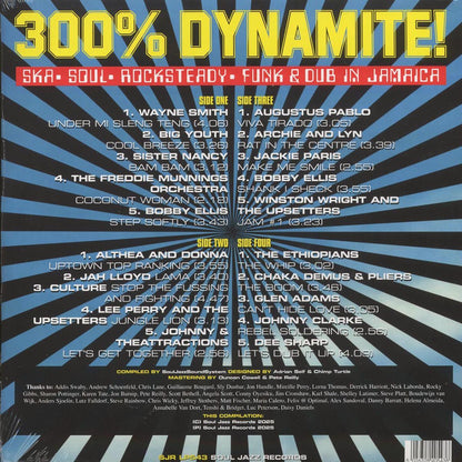 The Ethiopians, Sister Nancy, Althea & Donna, Lee Perry, Culture, Etc. - 300% Dynamite!: Ska, Soul, Rocksteady, Funk & Dub In Jamaica (2xLP) Vinyl Record
