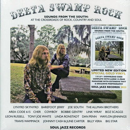 Lynyrd Skynyrd, Barefoot Jerry, The Allman Brothers, Link Wray, Dan Penn, Etc. - Delta Swamp Rock: Sounds From The South At The Crossroads Of Rock, Country And Soul (2xLP) Vinyl Record