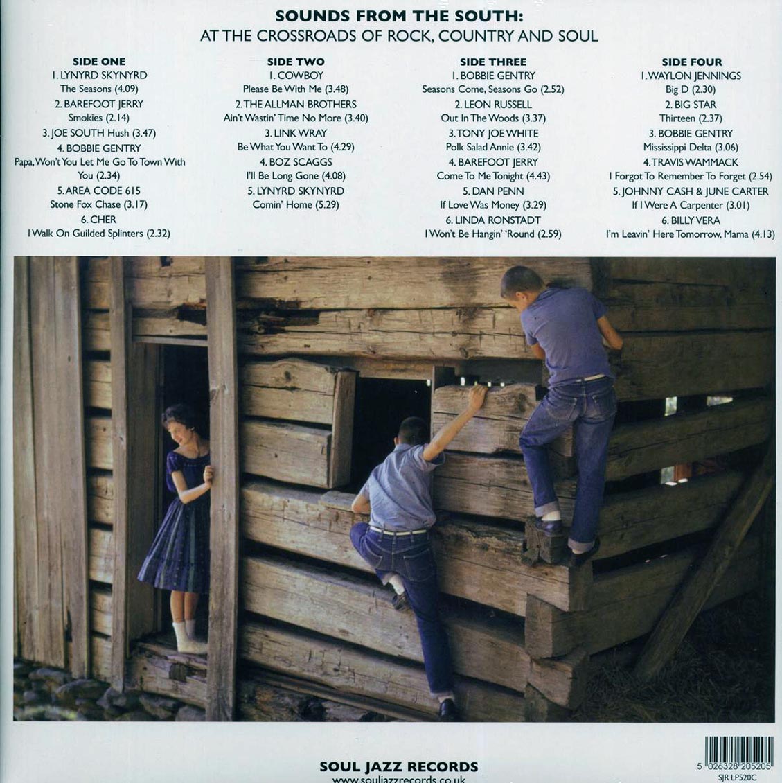 Lynyrd Skynyrd, Barefoot Jerry, The Allman Brothers, Link Wray, Dan Penn, Etc. - Delta Swamp Rock: Sounds From The South At The Crossroads Of Rock, Country And Soul (2xLP) Vinyl Record