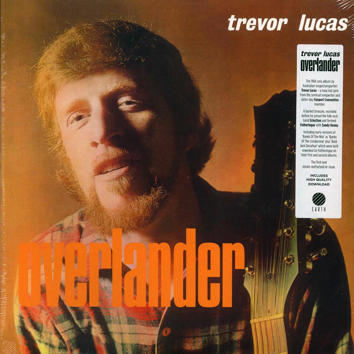Trevor Lucas - Overlander (RSD 2022) (orange vinyl) Vinyl Record