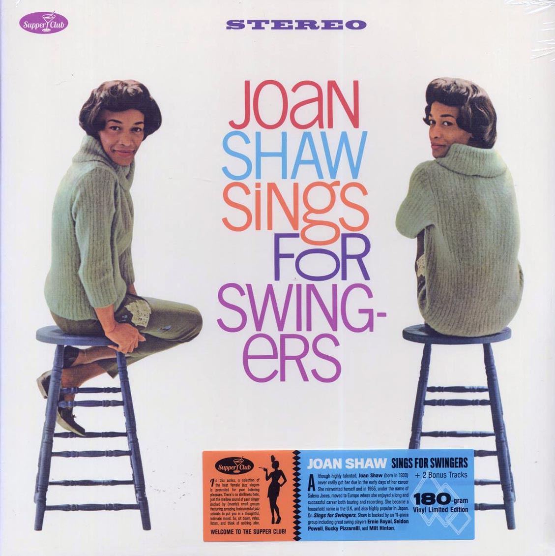 Joan Shaw - Sings For Swingers (+2 bonus tracks) (ltd. ed.) (180g) Vinyl Record