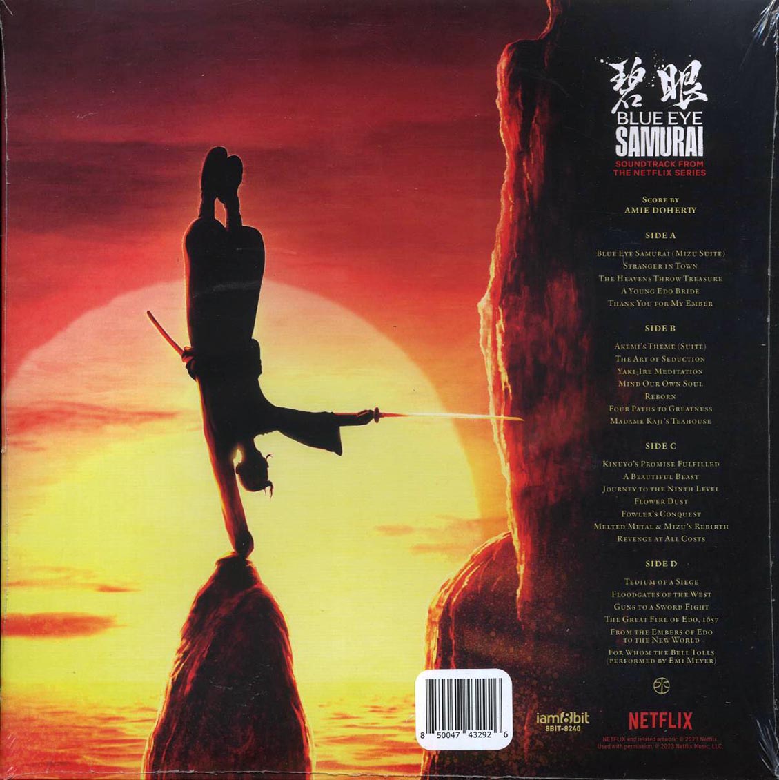Amie Doherty - Blue Eye Samurai: Soundtrack From The Netflix Series (2xLP) (forged steel silver vinyl) Vinyl Record