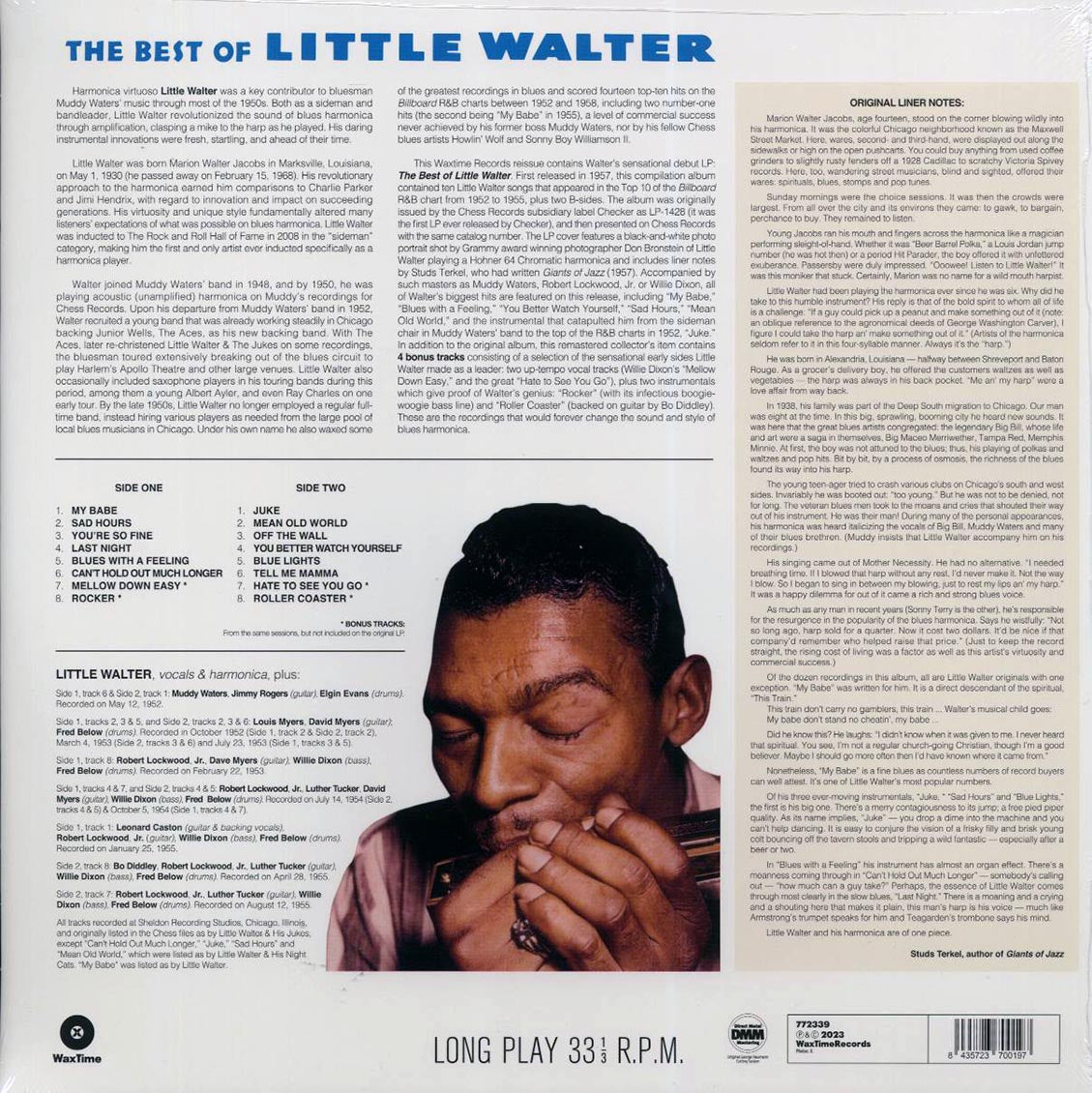 Little Walter - The Best Of Little Walter (+4 bonus tracks) (180g) Vinyl Record