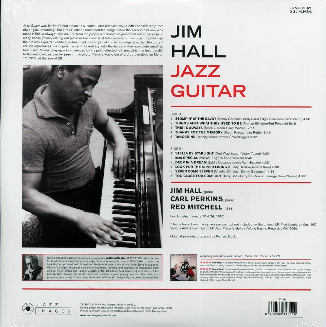 Jim Hall - Jazz Guitar (+bonus track) (ltd. ed.) (180g) Vinyl Record