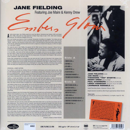 Jane Fielding, The Kenny Drew Quintet - Embers Glow (+4 bonus tracks) (ltd. ed.) (180g) Vinyl Record