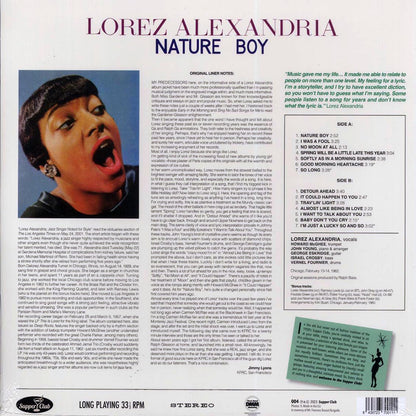 Lorez Alexandria - Nature Boy (+4 bonus tracks) (ltd. ed.) (180g) Vinyl Record