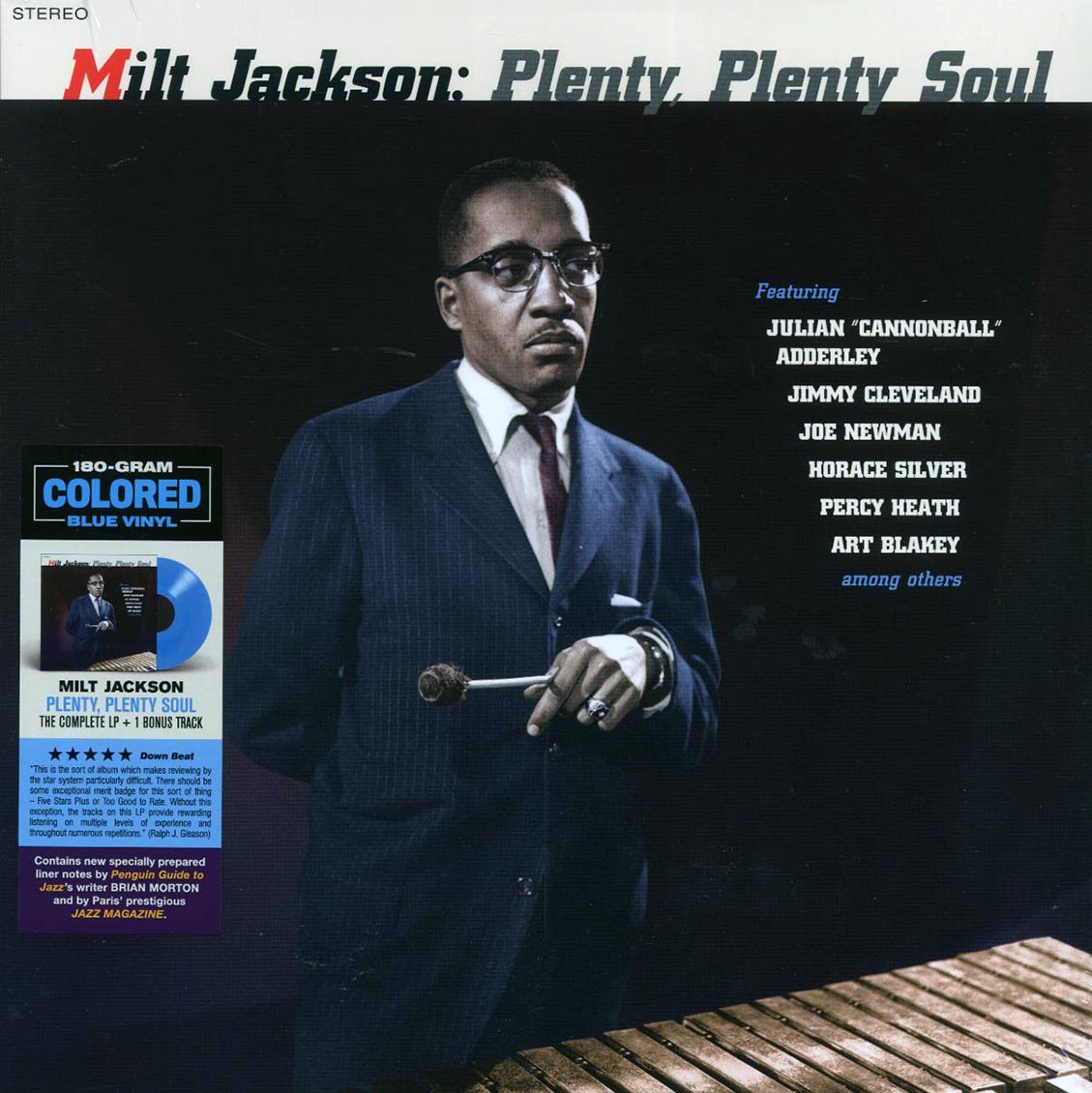 Milt Jackson - Plenty, Plenty Soul (+bonus track) (ltd. ed.) (180g) (blue vinyl) Vinyl Record