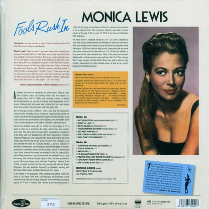 Monica Lewis - Fools Rush In (+2 bonus tracks) (ltd. ed.) (180g) Vinyl Record