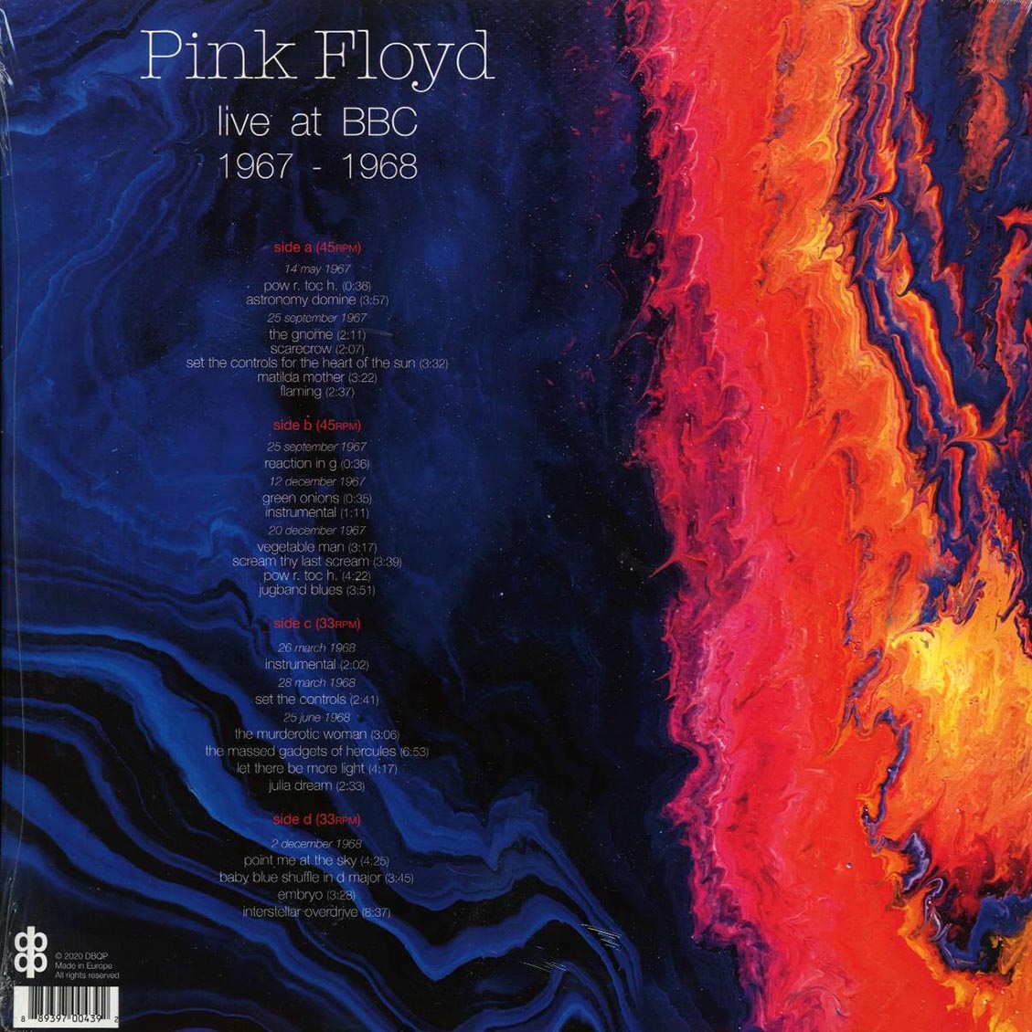 Pink Floyd - BBC 1967-1968 (2xLP) Vinyl Record