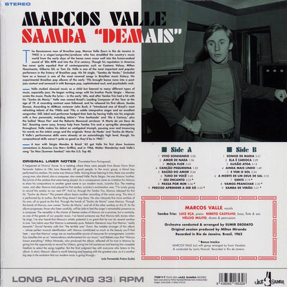 Marcos Valle - Samba Demais (+6 bonus tracks) (ltd. ed.) (180g) Vinyl Record