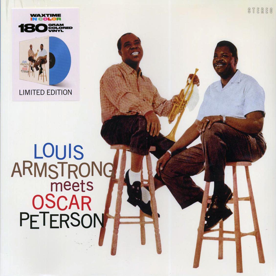 Louis Armstrong, Oscar Peterson - Louis Armstrong Meets Oscar Peterson (ltd. ed.) (180g) (blue vinyl) Vinyl Record