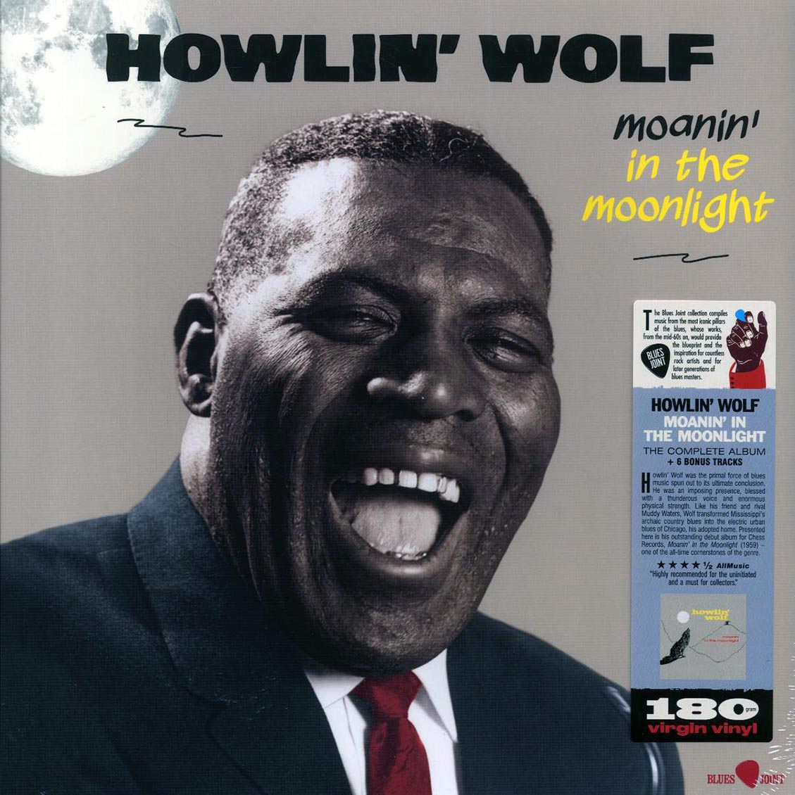 Howlin' Wolf - Moanin' In The Moonlight (+6 bonus tracks) (ltd. ed.) (180g) Vinyl Record