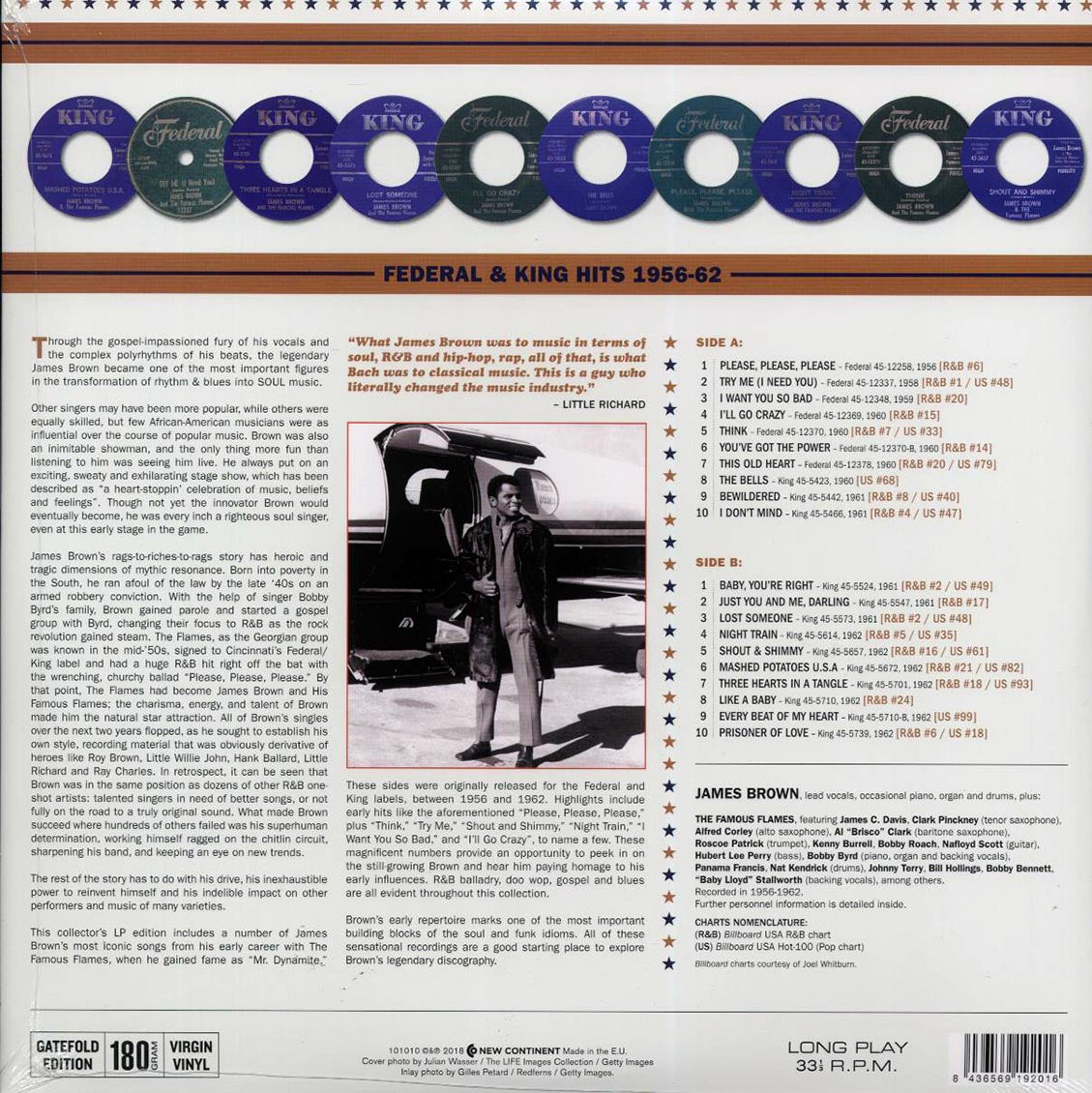 James Brown - You've Got The Power: Federal & King Hits 1956-62 (ltd. ed.) (180g) Vinyl Record