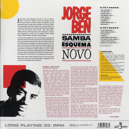 Jorge Ben - Samba Esquema Novo (+5 bonus tracks) (ltd. ed.) (180g) Vinyl Record