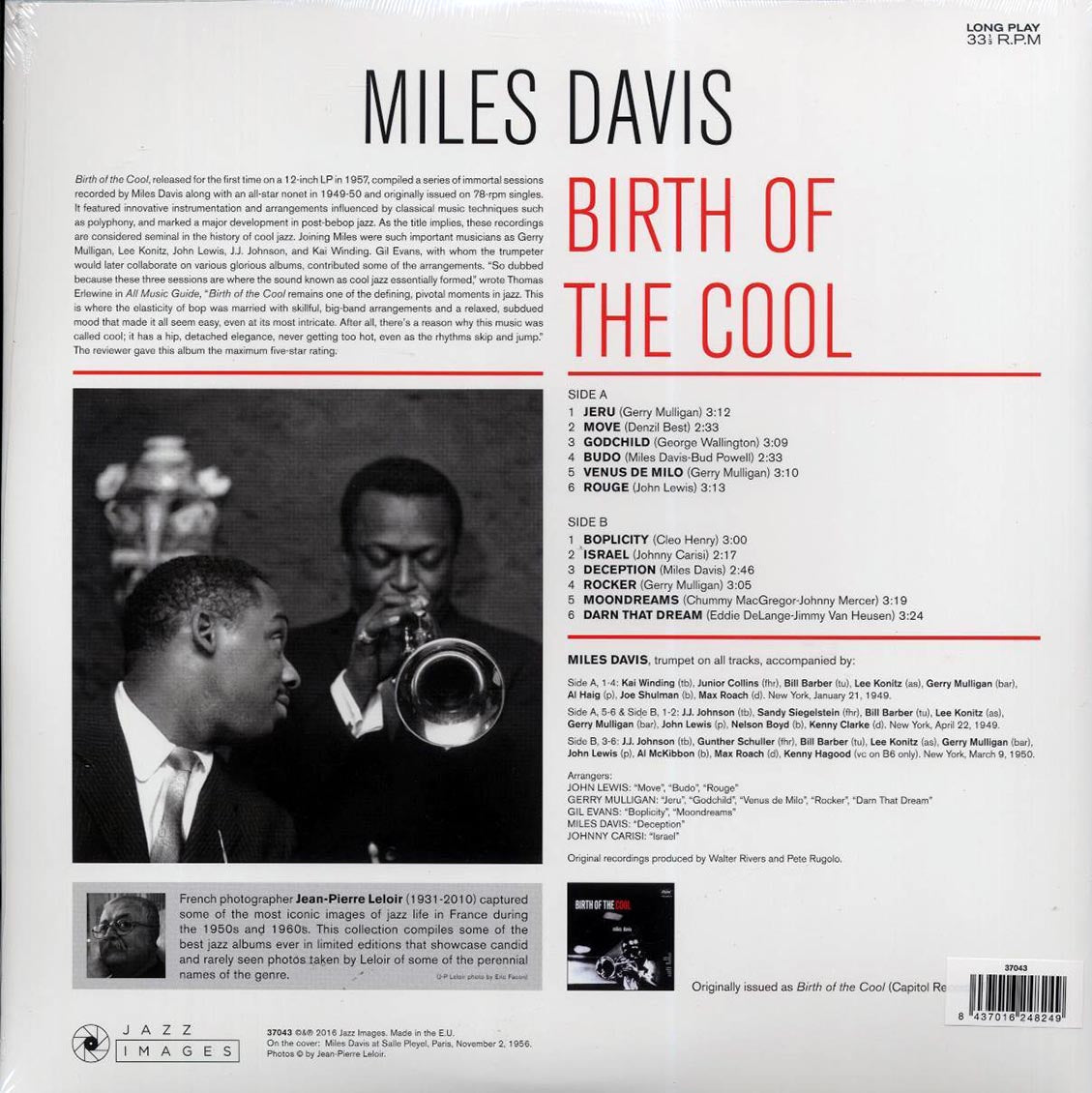 Miles Davis - Birth Of The Cool (ltd. ed.) (180g) Vinyl Record