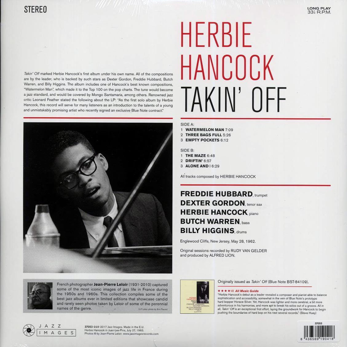 Herbie Hancock - Takin' Off (ltd. ed.) (180g) Vinyl Record