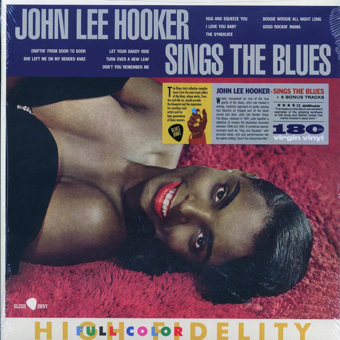 John Lee Hooker - John Lee Hooker Sings The Blues (+6 bonus tracks) (ltd. ed.) (180g) Vinyl Record