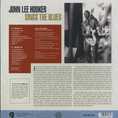 John Lee Hooker - John Lee Hooker Sings The Blues (+6 bonus tracks) (ltd. ed.) (180g) Vinyl Record