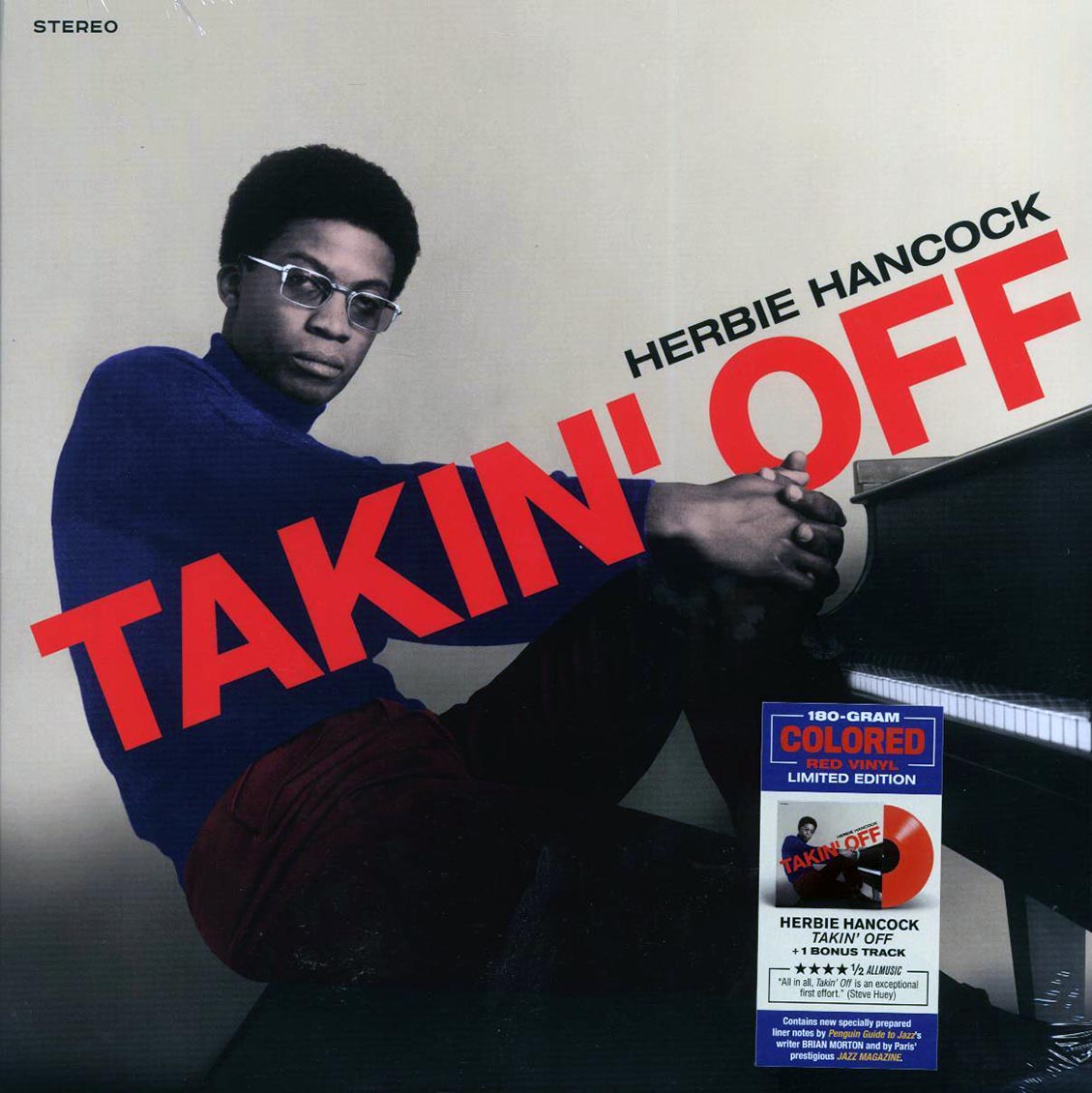 Herbie Hancock - Takin' Off (+bonus track) (ltd. ed.) (180g) (red vinyl) Vinyl Record