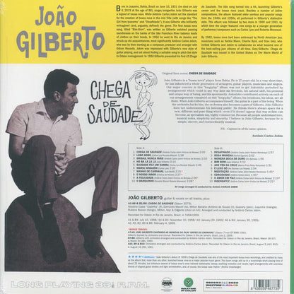 Joao Gilberto - Chega De Saudade (+8 bonus tracks) (ltd. ed.) (180g) (green vinyl) Vinyl Record