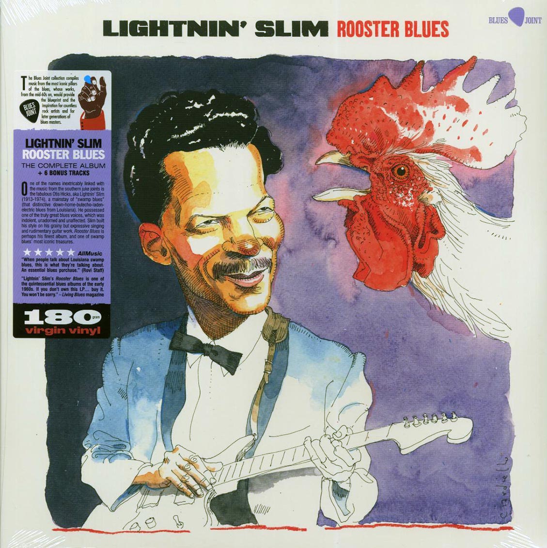 Lightnin' Slim - Rooster Blues (+6 bonus tracks) (ltd. ed.) (180g) Vinyl Record