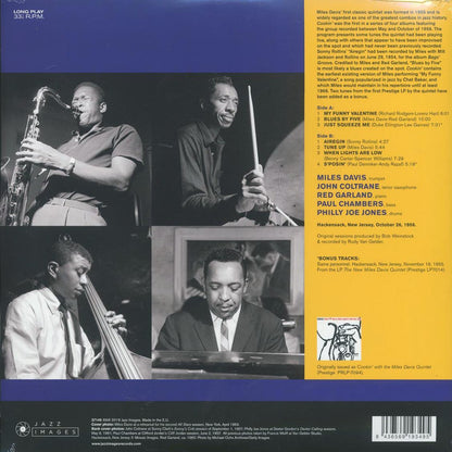 Miles Davis - Cookin' (+2 bonus tracks) (ltd. ed.) (180g) Vinyl Record
