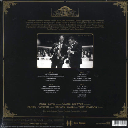 Miles Davis Quintet - Live At The Oriental Theatre 1966 (ltd. ed.) (2xLP) (180g) Vinyl Record