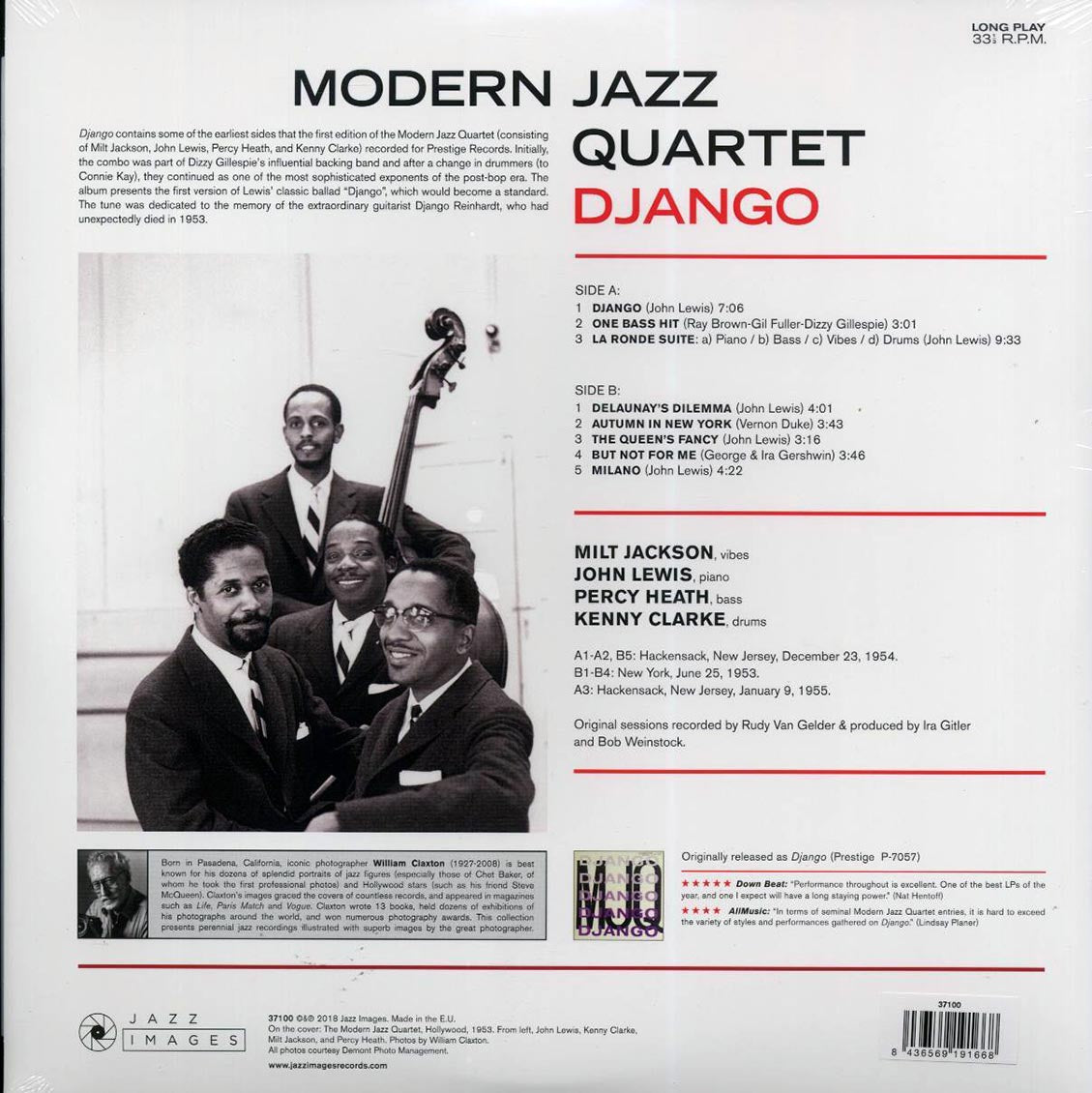 Modern Jazz Quartet - Django (ltd. ed.) (180g) Vinyl Record