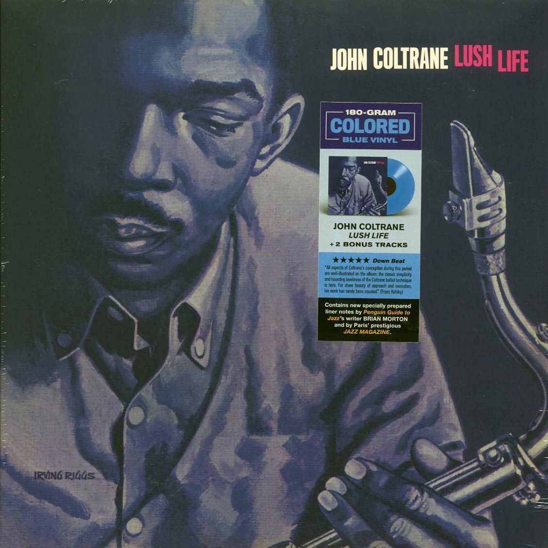 John Coltrane - Lush Life (+2 bonus tracks) (ltd. ed.) (180g) (blue vinyl) Vinyl Record