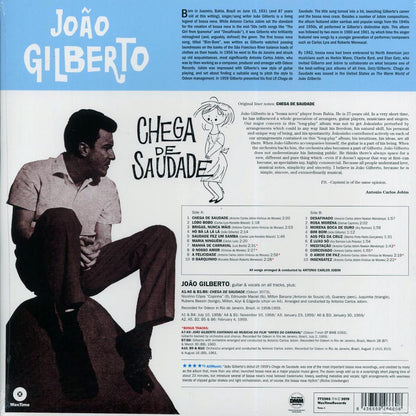 Joao Gilberto - Chega De Saudade (+8 bonus tracks) (ltd. ed.) (180g) Vinyl Record