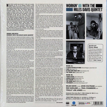 Miles Davis Quintet - Workin? With The Miles Davis Quintet (+bonus track) (ltd. ed.) (180g) (blue vinyl) Vinyl Record