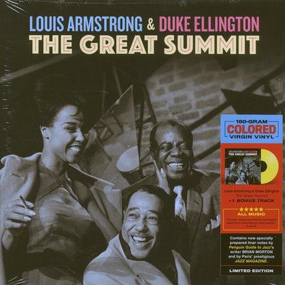 Louis Armstrong, Duke Ellington - The Great Summit (+bonus track) (ltd. ed.) (180g) (yellow vinyl) Vinyl Record