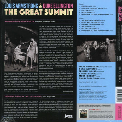 Louis Armstrong, Duke Ellington - The Great Summit (+bonus track) (ltd. ed.) (180g) (yellow vinyl) Vinyl Record