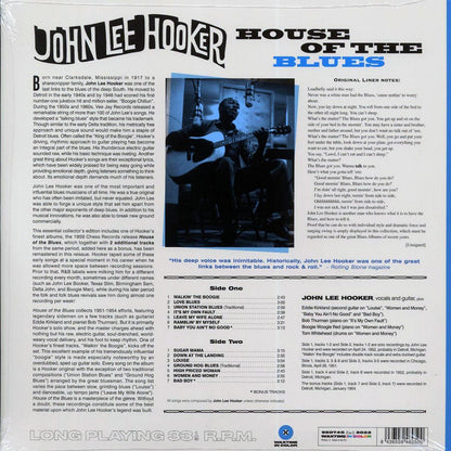 John Lee Hooker - House Of The Blues (+2 bonus tracks) (ltd. ed.) (180g) (blue vinyl) Vinyl Record