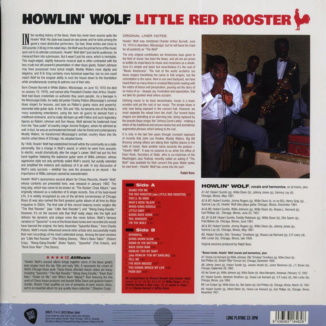 Howlin' Wolf - Little Red Rooster (+6 bonus tracks) (ltd. ed.) (180g) Vinyl Record