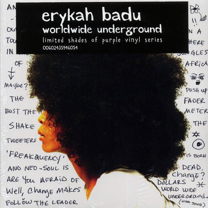 Erykah Badu - Worldwide Underground (ltd. ed.) (purple vinyl) Vinyl Record