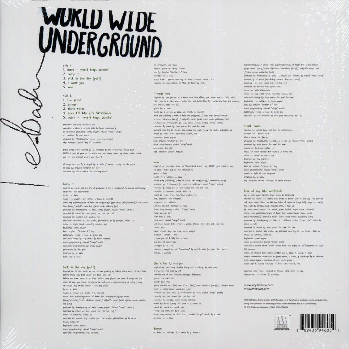 Erykah Badu - Worldwide Underground (ltd. ed.) (purple vinyl) Vinyl Record