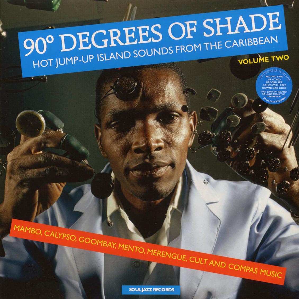 Various - 90 Degrees Of Shade Volume 2: Hot Jump-Up Island Sounds From The Caribbean (2xLP) Vinyl Record