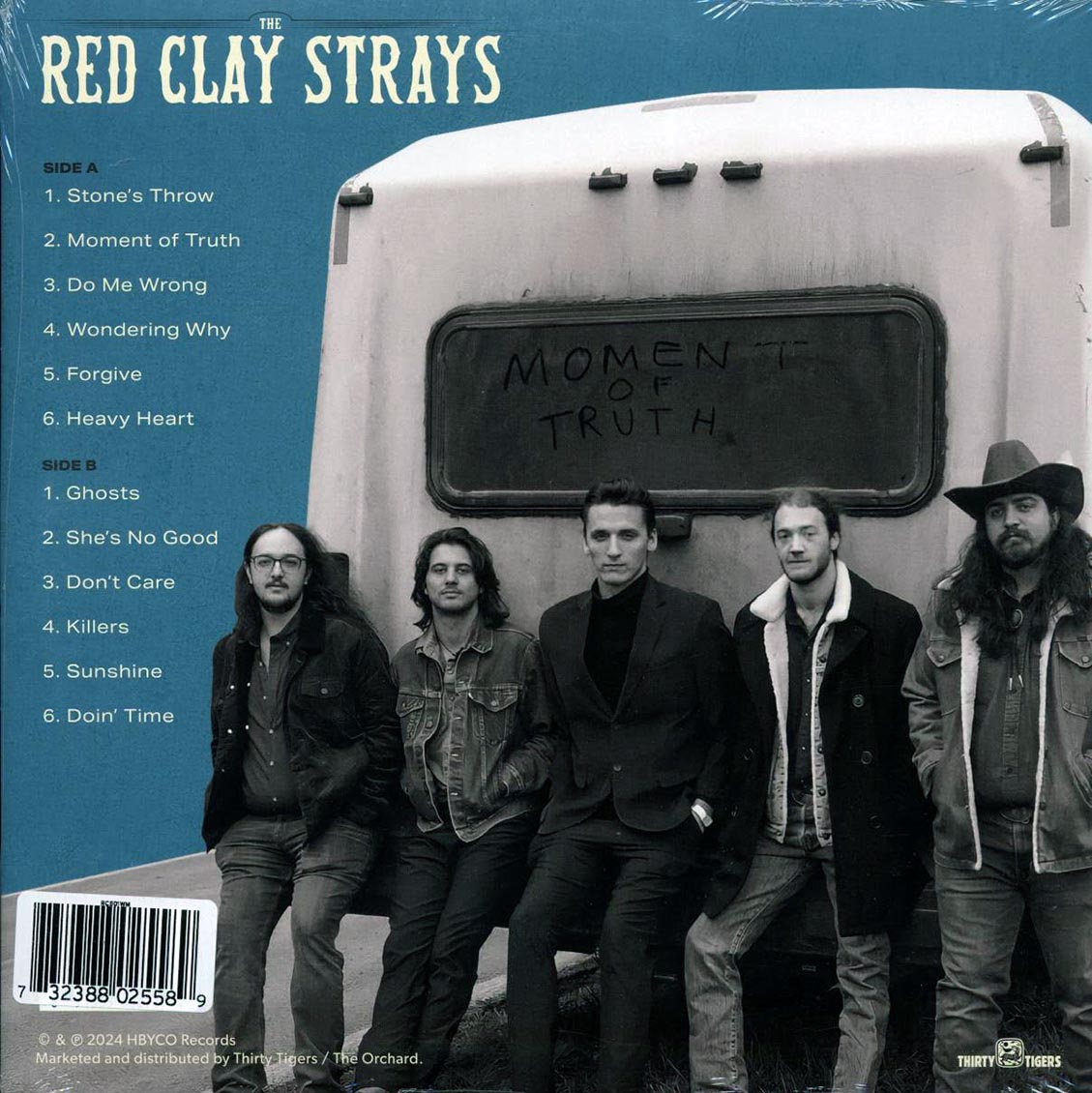 The Red Clay Strays - Moment Of Truth (clear glitter vinyl) Vinyl Record