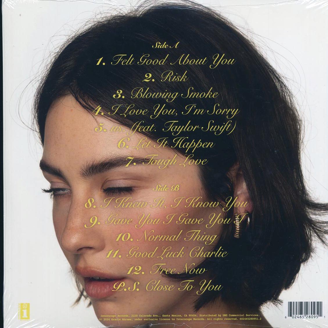Gracie Abrams - The Secret Of Us (yellow vinyl) Vinyl Record