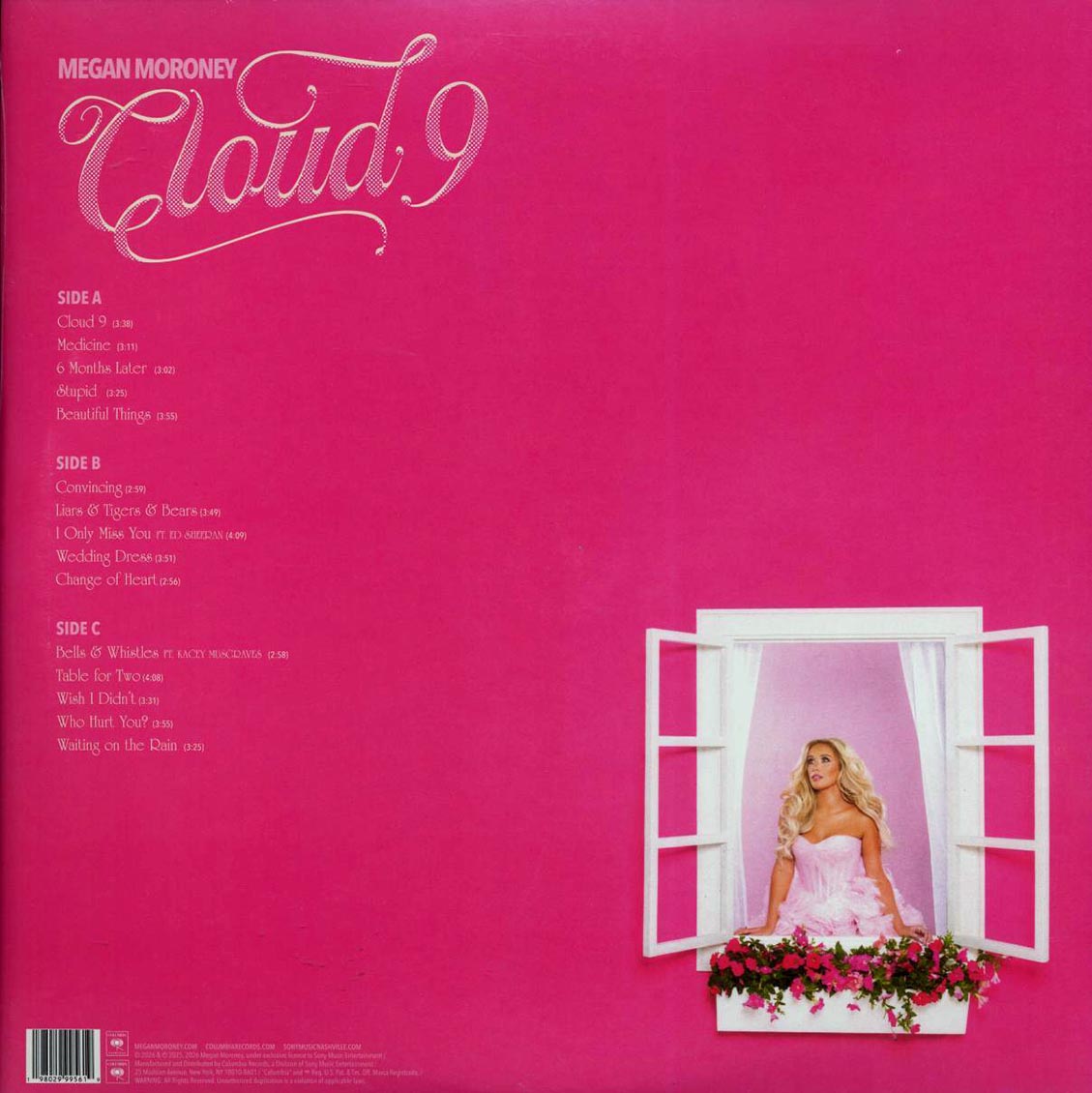 Megan Moroney - Cloud 9 (2xLP) (pink vinyl) Vinyl Record