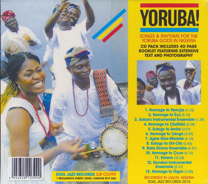 Konkere Beats - Yoruba! Songs & Rhythms For The Yoruba Gods In Nigeria (incl. large booklet) Music CD