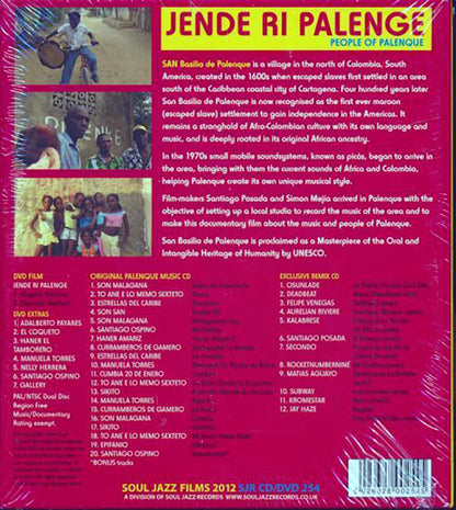 Various - Jende Ri Palenge: People Of Palenque (casebound set) (2xCD) (incl. DVD) (deluxe 4-fold digipak) Music CD
