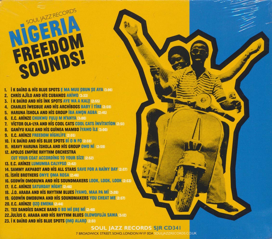 Various - Nigeria Freedom Sounds! Popular Music And The Birth Of Independent Nigeria 1960-63 (23 tracks) (incl. 48-page booklet) Music CD